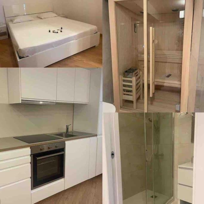 Appartamento Con Piscina E Sauna Bissone Exteriér fotografie